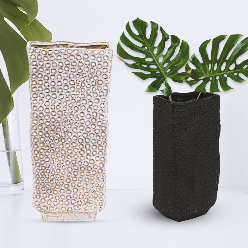 Bubble Texture Vase - Wholesale Ceramic Planters, Bulk Ceramic Pots & Decorative Pottery for Home Decor Industry | Unlimited Containers Inc