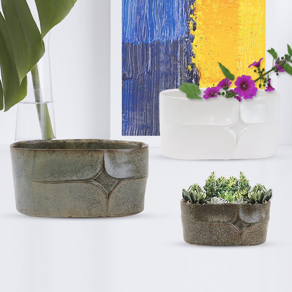 Torio Planter Vase - Wholesale Ceramic Planters, Bulk Ceramic Pots & Decorative Pottery for Home Decor Industry | Unlimited Containers Inc