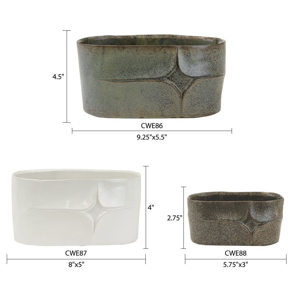 Torio Planter Vase - Wholesale Ceramic Planters, Bulk Ceramic Pots & Decorative Pottery for Home Decor Industry | Unlimited Containers Inc