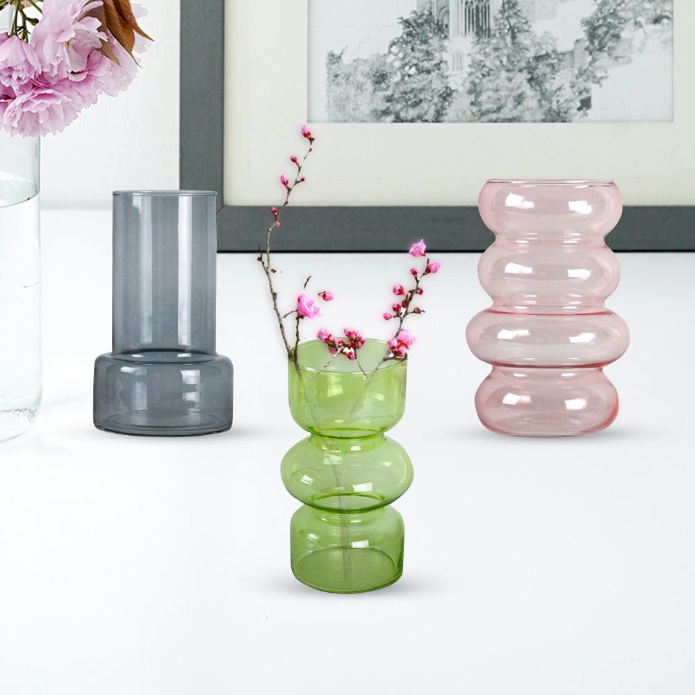 Dixon Glass Vase - Decorative Glass Floral Vase | Unlimited Containers | Wholesale Vases For Florists