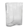 Mila Wave Vase - Luxury Glass Flower Vase | Unlimited Containers | Wholesale Floral Vases For Home Decor Companies