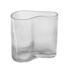 Mila Wave Vase - Unique Glass Floral Vases | Unlimited Containers | Wholesale Decorative Flower Vessels