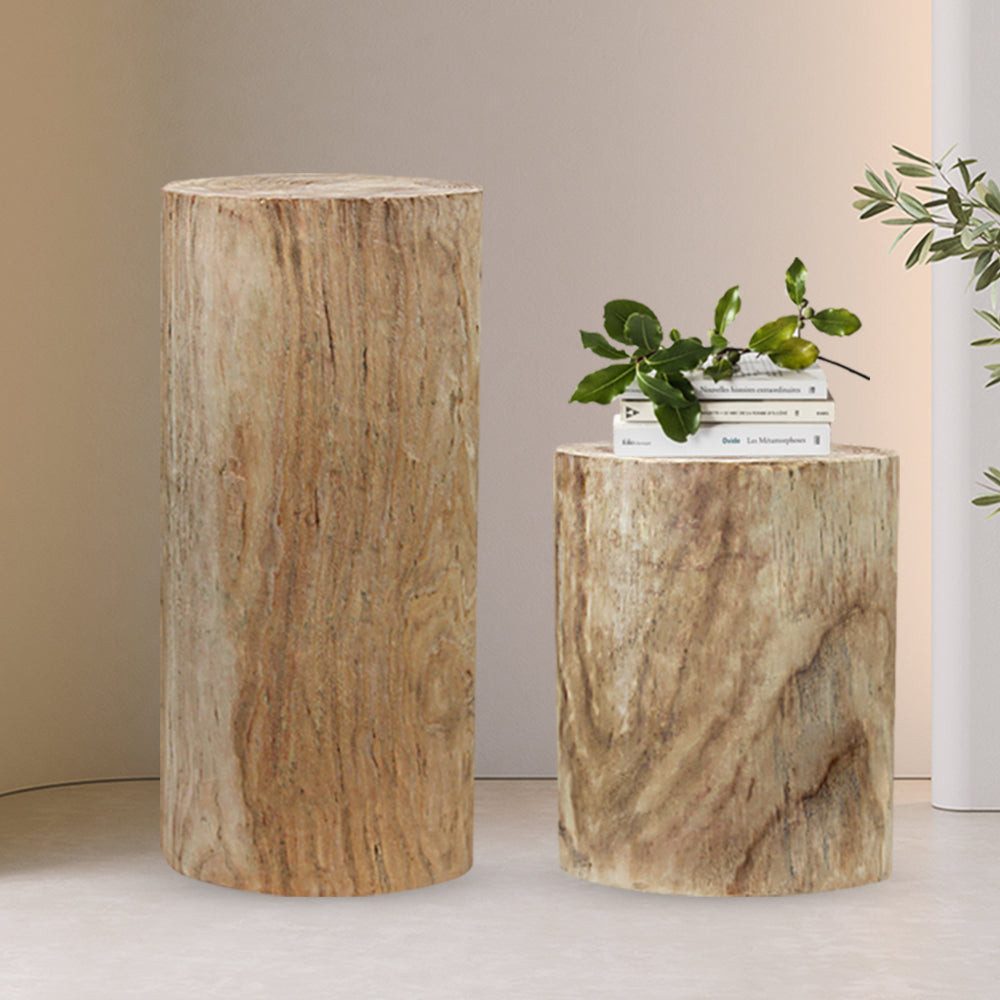 Wood Stump Collection - Wholesale Decorative Wooden Pots & Planters, Wood Columns, Natural Wood Plant Stands, Log Decor Home Accents in Bulk | Unlimited Containers Inc