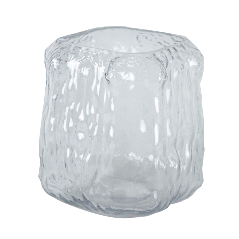 Molten Glass Vase - Modern Glass Vases For Flowers | Unlimited Containers | Wholesale Decorative Vases For Flower Shops
