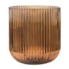 Glass Stripe Vase - Designer Glass Floral Vase | Unlimited Containers | Bulk Floral Vases For Florists
