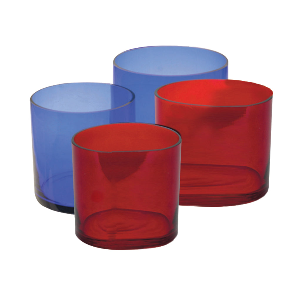 Colored Cylinders - Wholesale Glass Floral Vases, Colorful Flower Vessels in Bulk & Decorative Containers For Florists | Unlimited Containers Inc