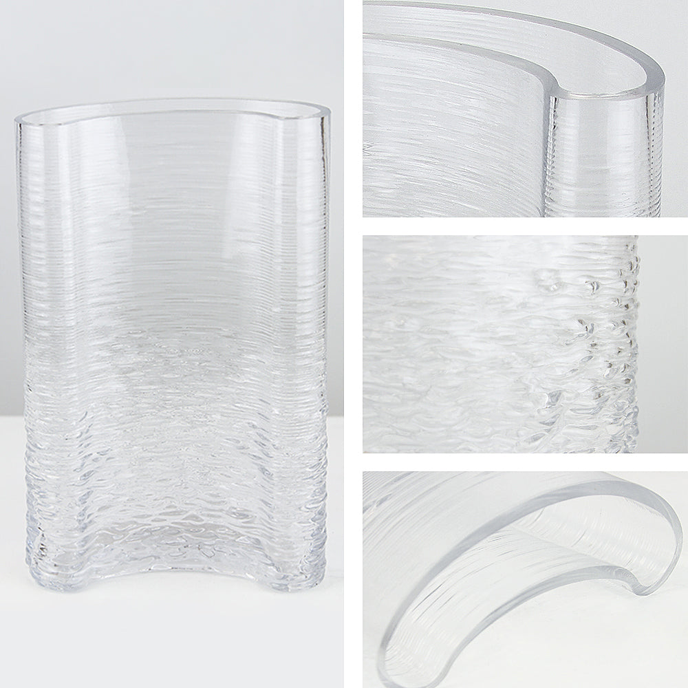 Moon Glass Vase - Aesthetic Glass Floral Vessel | Unlimited Containers | Wholesale Flower Vases