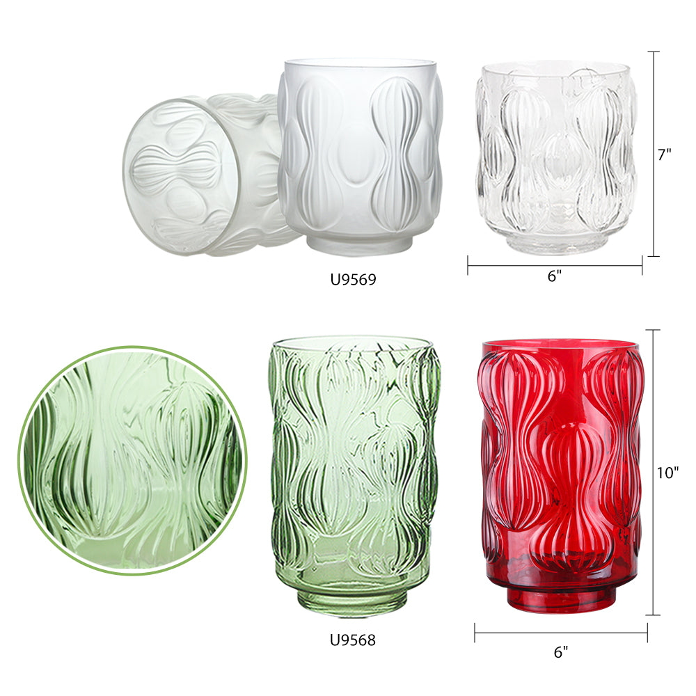 Art Glass Vase - Wholesale Glass Floral Vases, Colorful Flower Vessels in Bulk & Decorative Containers For Florists | Unlimited Containers Inc