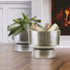 Aluminum Brush Bowl - Wholesale Designer Metal Candleholders & Candelabras, Modern Centerpieces, Contemporary Plant Stands in Bulk for Interior Design & Home Decor | Unlimited Containers Inc