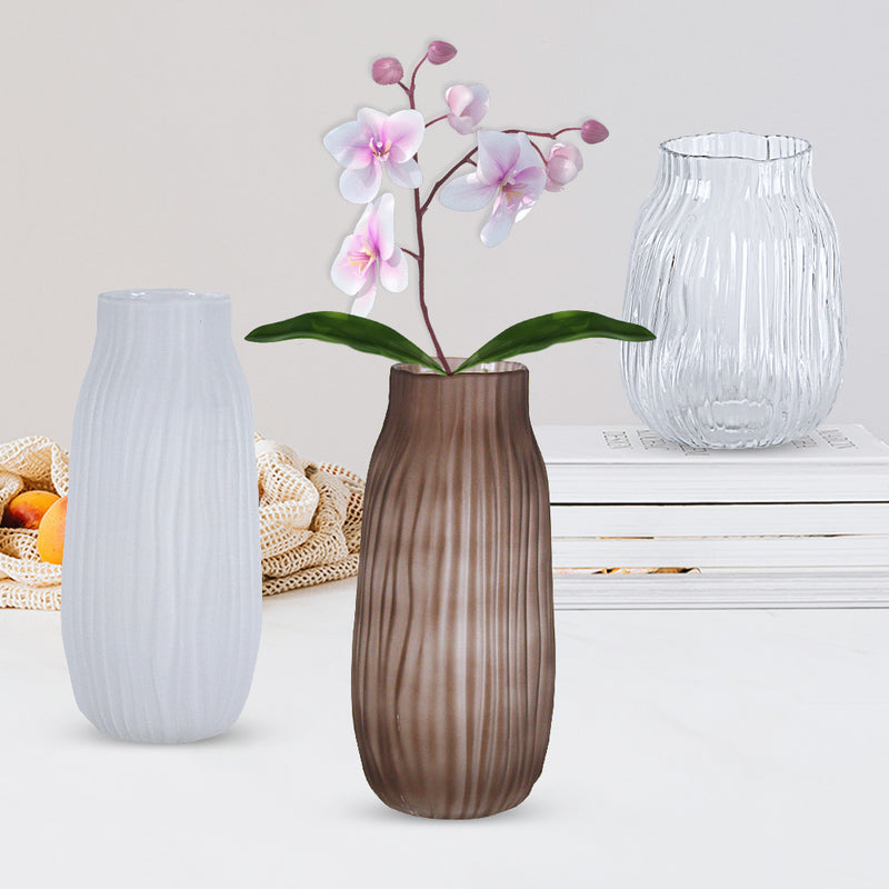 Medit Glass Vase - Decorative Glass Floral Vase | Unlimited Containers | Wholesale Vases For Florists