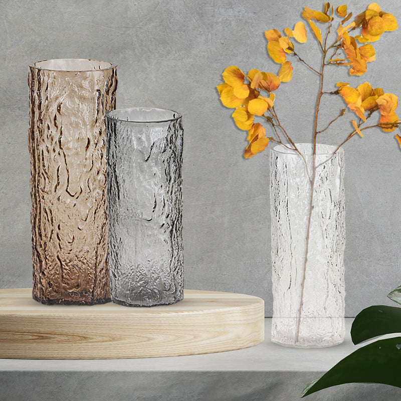 Glacier Collection - Decorative Glass Floral Vase | Unlimited Containers | Wholesale Vases For Florists