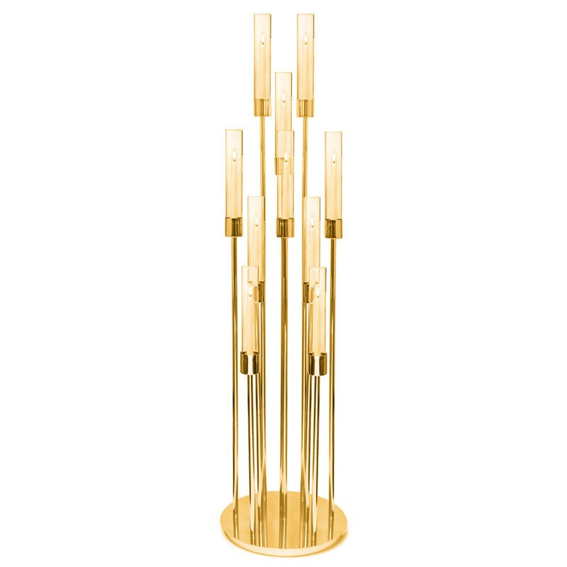 Grand Candle Stand - Wholesale Designer Metal Candleholders & Candelabras, Modern Centerpieces, Contemporary Plant Stands in Bulk for Interior Design & Home Decor | Unlimited Containers Inc