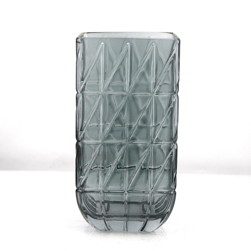 Geometric Rectangle Vase - Modern Glass Vases For Flowers | Unlimited Containers | Wholesale Decorative Vases For Flower Shops