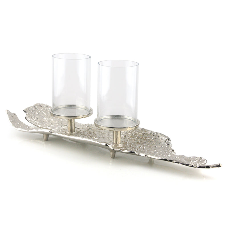 Metal Bark Candle Holder - Wholesale Designer Metal Candleholders & Candelabras, Modern Centerpieces, Contemporary Plant Stands in Bulk for Interior Design & Home Decor | Unlimited Containers Inc