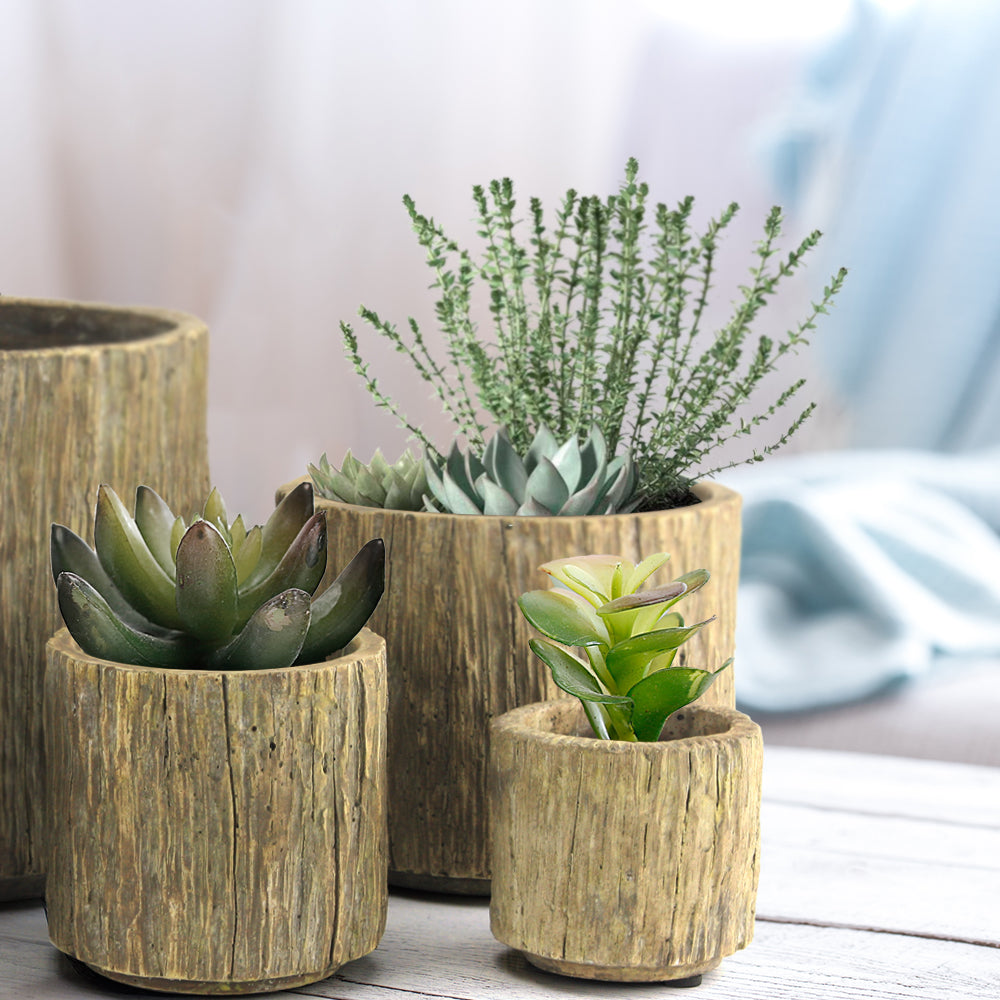 Bark Planter Collection - Wholesale Ceramic Planters, Bulk Ceramic Pots & Decorative Pottery for Home Decor Industry | Unlimited Containers Inc