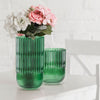18-0417, 18-0416 - Modern Glass Vases For Flowers | Unlimited Containers | Wholesale Decorative Vases For Flower Shops