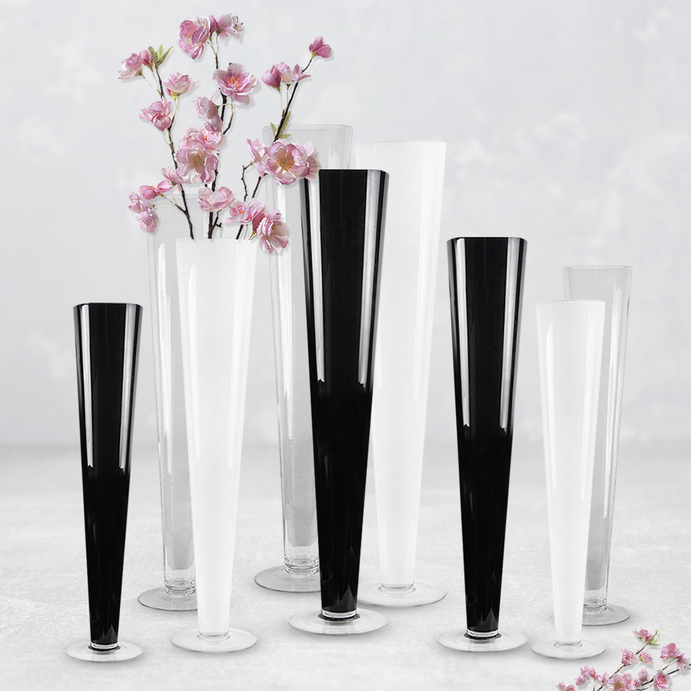 Wide Crown Pilsners - Wholesale Glass Floral Vases, Colorful Flower Vessels in Bulk & Decorative Containers For Florists | Unlimited Containers Inc