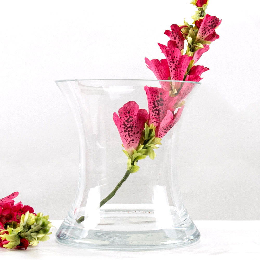 Euro Collection Flare Vases - Decorative Glass Floral Vase | Unlimited Containers | Wholesale Vases For Florists