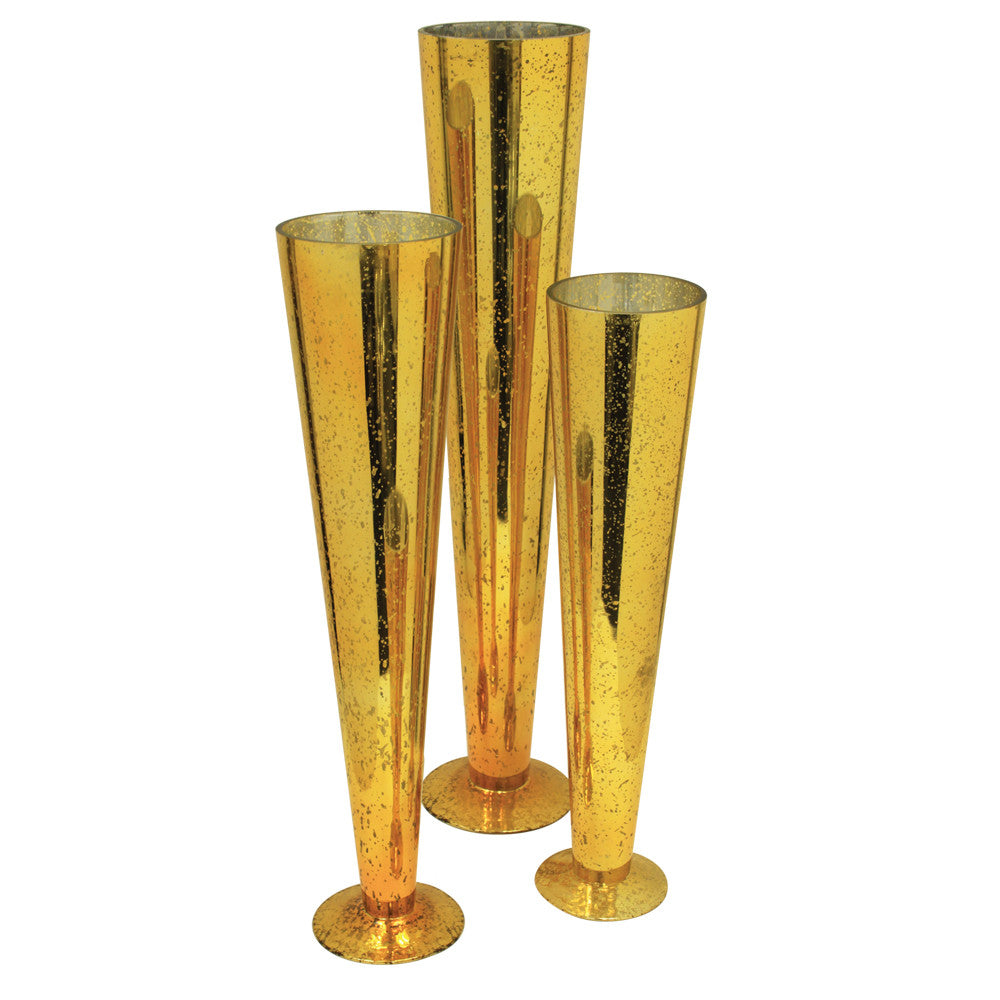 Antique Coated Wide Crown Pilsners - Wholesale Glass Floral Vases, Colorful Flower Vessels in Bulk & Decorative Containers For Florists | Unlimited Containers Inc