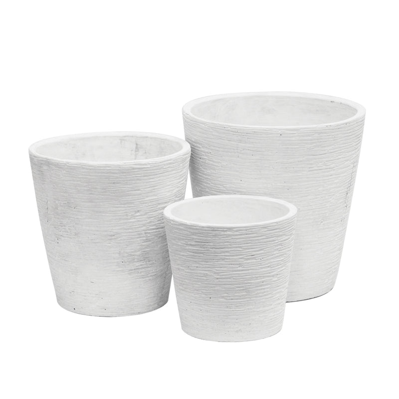 Ravine Collection Pots (with Liner) - Modern Ceramic Planters | Unlimited Containers | Wholesale Decorative Ceramic Planters For Florists