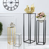 Metal Stand Display Pedestal (Powder Coated) - Wholesale Designer Metal Candleholders & Candelabras, Modern Centerpieces, Contemporary Plant Stands in Bulk for Interior Design & Home Decor | Unlimited Containers Inc