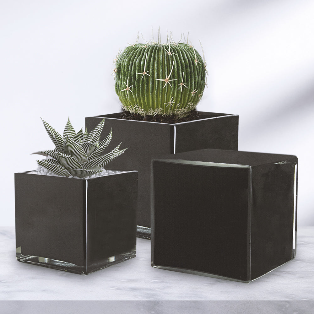Premium Layered Glass Cubes - Wholesale Glass Floral Vases, Colorful Flower Vessels in Bulk & Decorative Containers For Florists | Unlimited Containers Inc