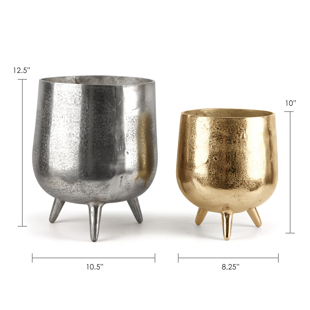 Miniature Metal Cauldron - Wholesale Designer Metal Candleholders & Candelabras, Modern Centerpieces, Contemporary Plant Stands in Bulk for Interior Design & Home Decor | Unlimited Containers Inc