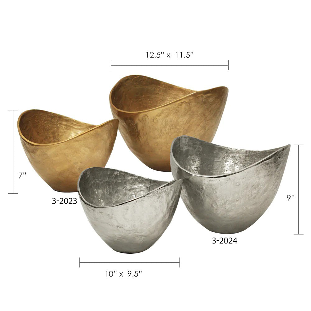 Curve Bowl - Wholesale Designer Metal Candleholders & Candelabras, Modern Centerpieces, Contemporary Plant Stands in Bulk for Interior Design & Home Decor | Unlimited Containers Inc