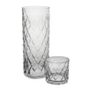 Diamond Cut - Modern Glass Vases For Flowers | Unlimited Containers | Wholesale Decorative Vases For Flower Shops