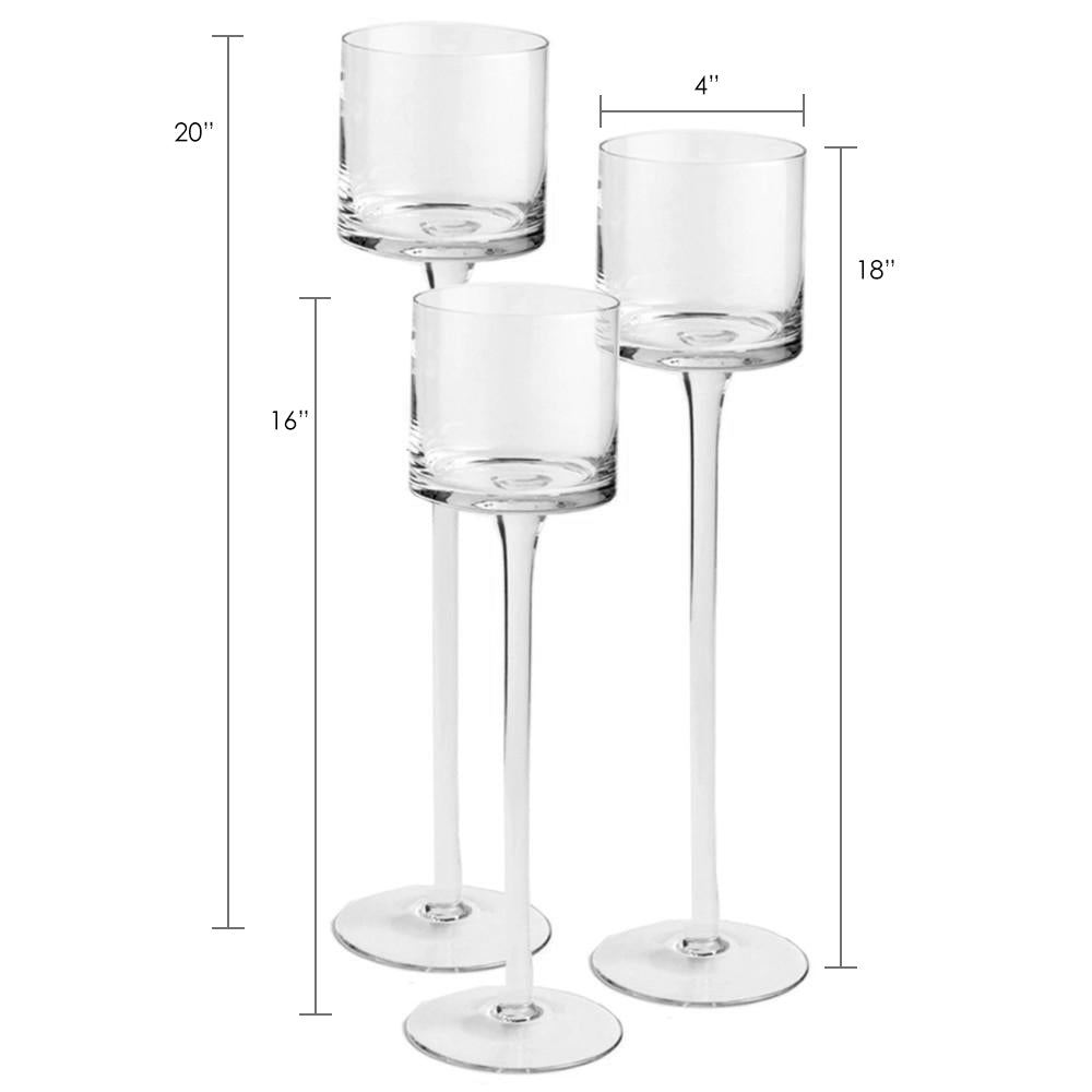 Linear Votive Clear - Wholesale Glass Floral Vases, Colorful Flower Vessels in Bulk & Decorative Containers For Florists | Unlimited Containers Inc