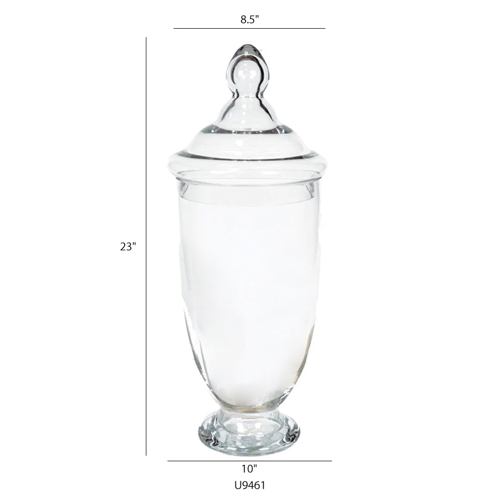 Apothecary Jar U9461 - Wholesale Glass Floral Vases, Colorful Flower Vessels in Bulk & Decorative Containers For Florists | Unlimited Containers Inc