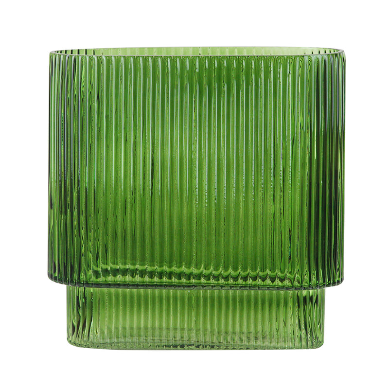 Fluted Vase - Aesthetic Glass Floral Vessel | Unlimited Containers | Wholesale Flower Vases