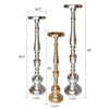 Aluminum Floor Candle Stand - Wholesale Designer Metal Candleholders & Candelabras, Modern Centerpieces, Contemporary Plant Stands in Bulk for Interior Design & Home Decor | Unlimited Containers Inc
