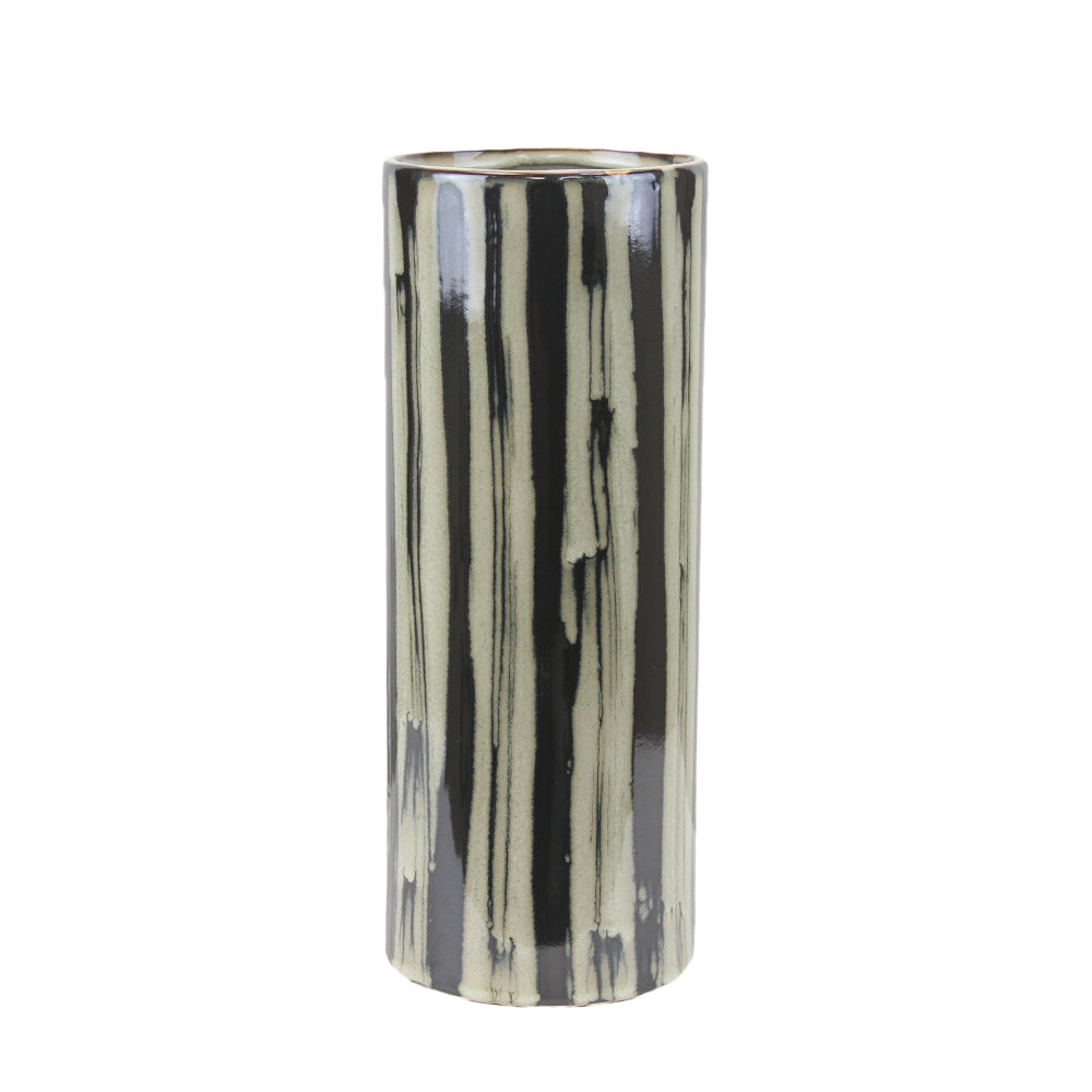 Brush Black Ceramic Planter - Modern Ceramic Planters | Unlimited Containers | Wholesale Decorative Ceramic Planters For Florists