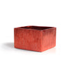 Etched Metallic Red  Cube & Squares Collection