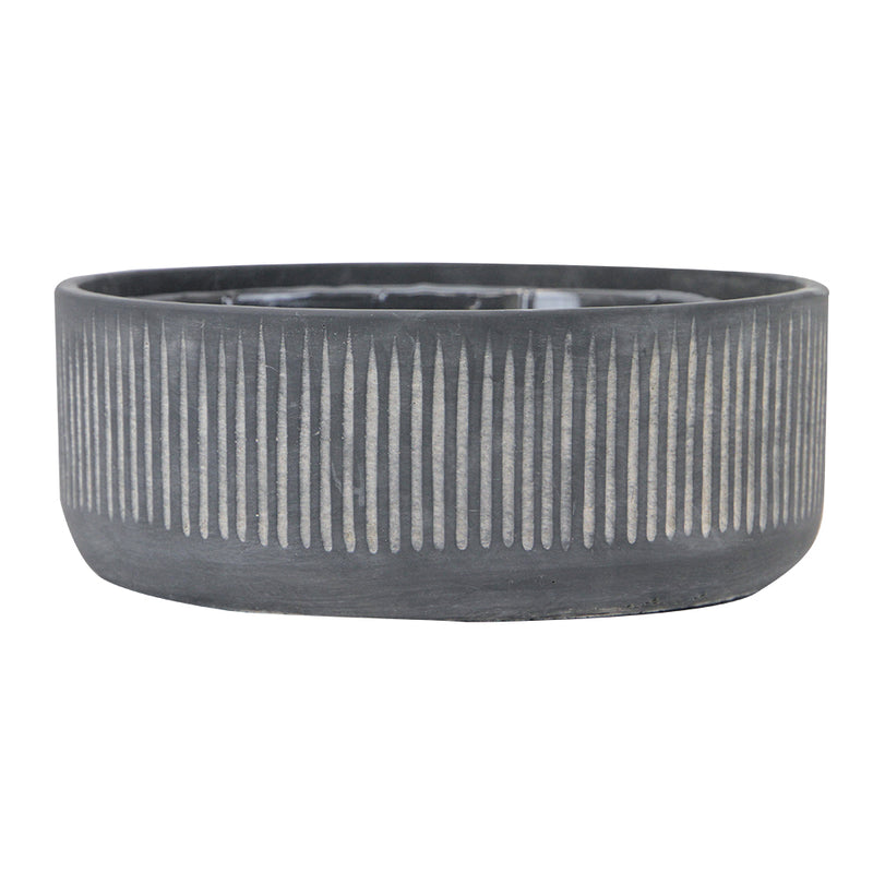 Fluted Ribbed Planter - Wholesale Ceramic Planters, Bulk Ceramic Pots & Decorative Pottery for Home Decor Industry | Unlimited Containers Inc