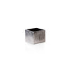 Etched Metallic Silver Squares