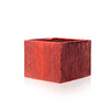 Etched Metallic Red  Cube & Squares Collection