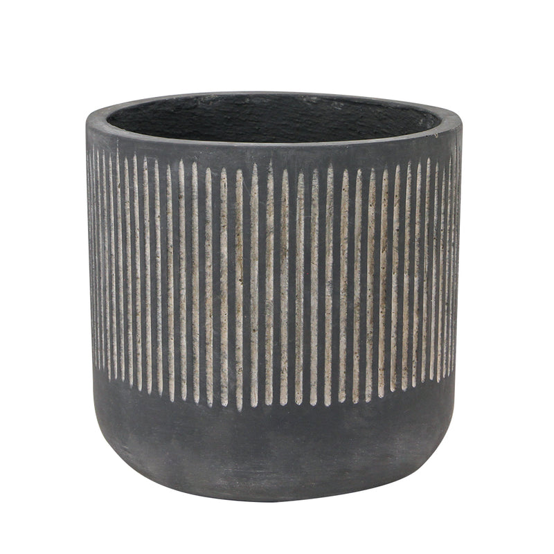 Fluted Ribbed Planter - Wholesale Ceramic Planters, Bulk Ceramic Pots & Decorative Pottery for Home Decor Industry | Unlimited Containers Inc