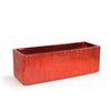 Etched Metallic Red  Cube & Squares Collection