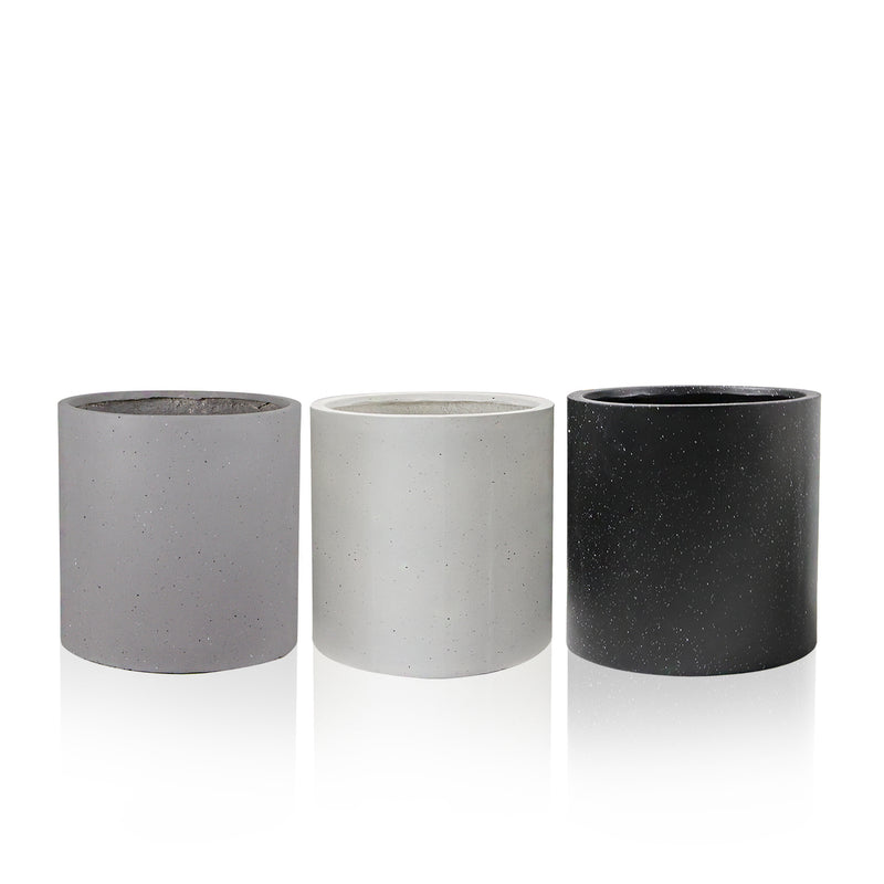Fiberclay Cylinder Floor Planters