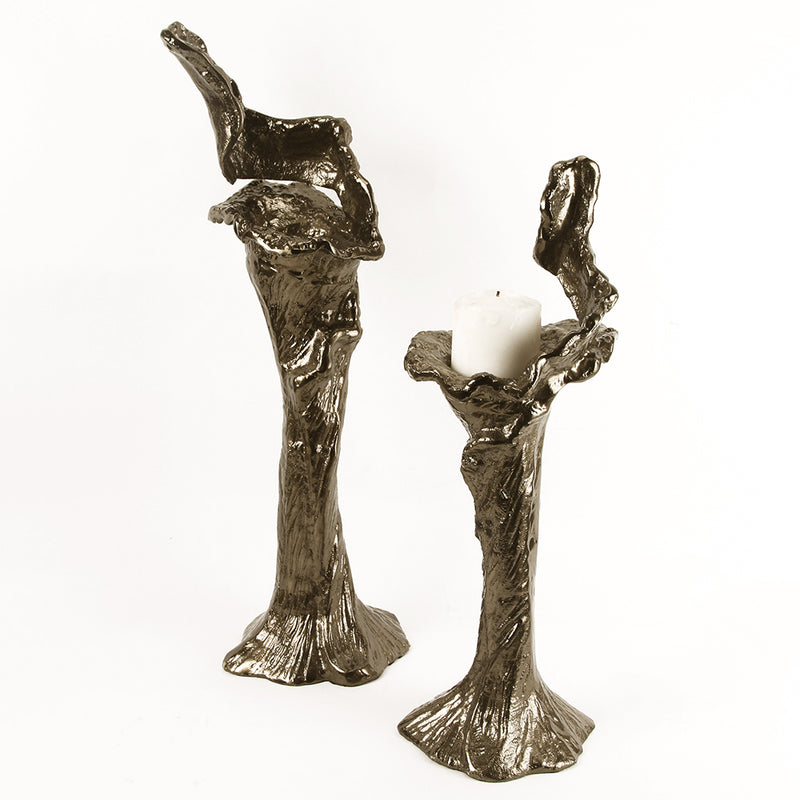 Aluminum Pillar Candle Holder - Wholesale Designer Metal Candleholders & Candelabras, Modern Centerpieces, Contemporary Plant Stands in Bulk for Interior Design & Home Decor | Unlimited Containers Inc