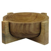 Round Wood Bowl - Wholesale Decorative Wooden Pots & Planters, Wood Columns, Natural Wood Plant Stands, Log Decor Home Accents in Bulk | Unlimited Containers Inc
