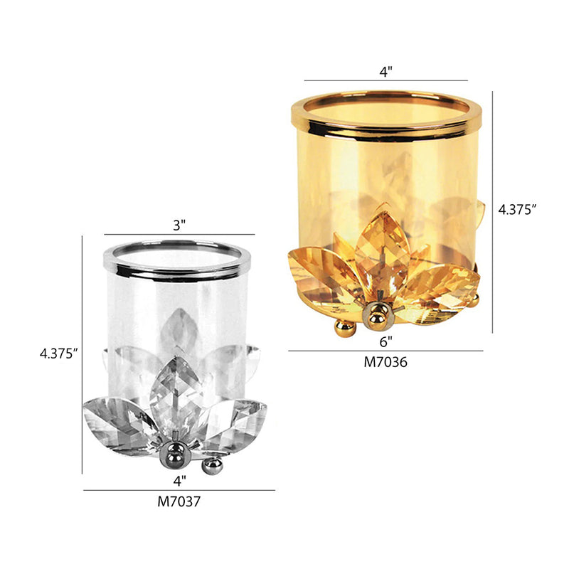 Crystal Petal Candleholder