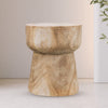 Round Wood Stool - Wholesale Decorative Wooden Pots & Planters, Wood Columns, Natural Wood Plant Stands, Log Decor Home Accents in Bulk | Unlimited Containers Inc