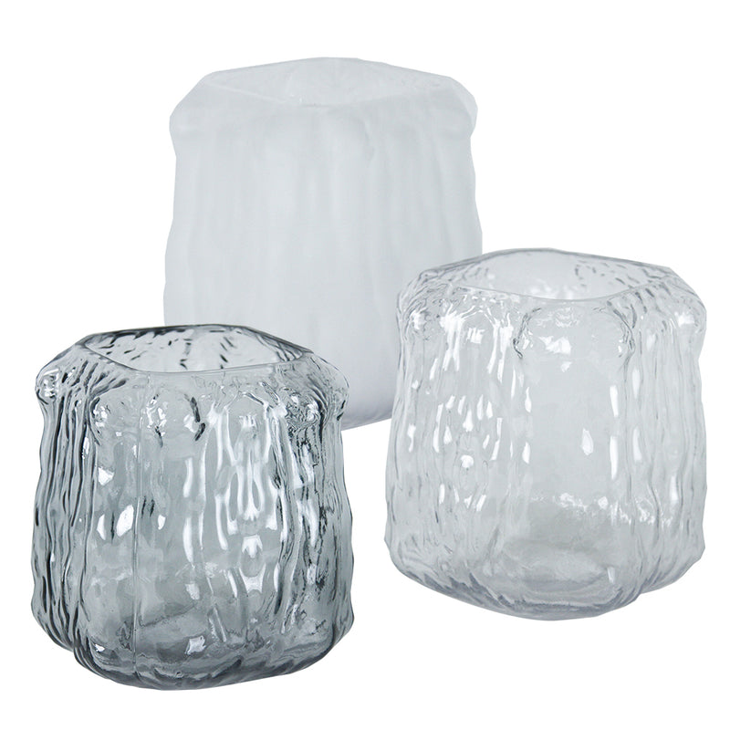 Molten Glass Vase - Beautiful Glass Flower Arrangement Vase | Unlimited Containers | Wholesale Decorative Floral Vases Supplier