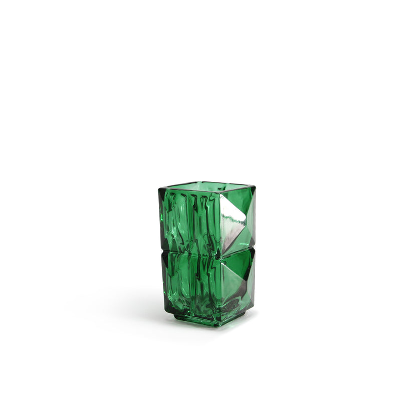 Crystalline Edge Bud Vase