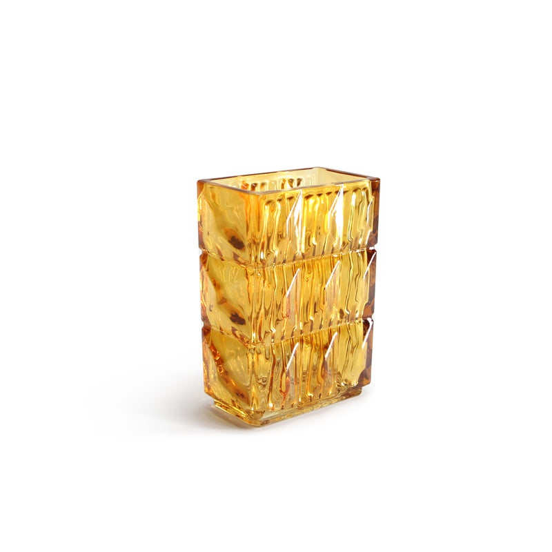 Crystalline Edge Bud Vase