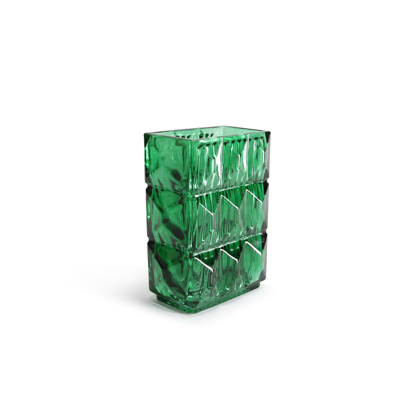 Crystalline Edge Bud Vase