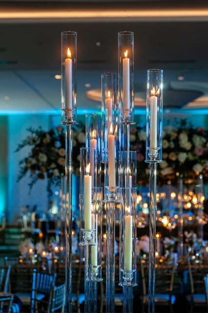 Grand Prism Acrylic Candelabra